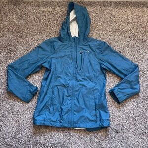 Paradox Windbreaker Women's Size Small Teal Blue Lightweight Good Full Zip